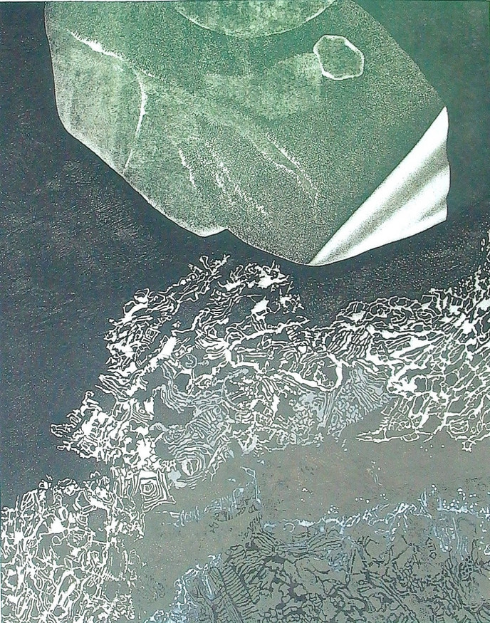 Vojtová L. - Metamorfózy vody VIII, 2004, 50x39cm, lept, volný list-3