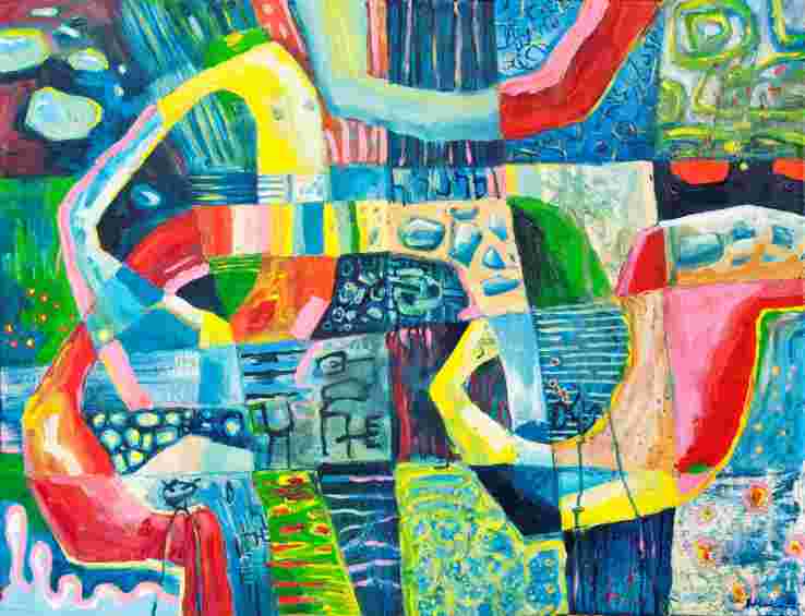 Větrovský V. - Patchwork painting II - 2